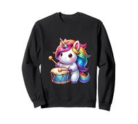 Licorne Arc-en-Ciel avec Tambour Magique Sweatshirt