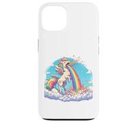 Licorne Arc-en-Ciel Famille Love is Love Animal Fabuleux Coque pour iPhone 13