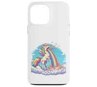 Licorne Arc-en-Ciel Famille Love is Love Animal Fabuleux Coque pour iPhone 13 Pro Max