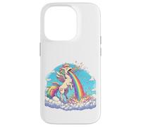 Licorne Arc-en-Ciel Famille Love is Love Animal Fabuleux Coque pour iPhone 14 Pro