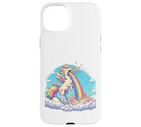 Licorne Arc-en-Ciel Famille Love is Love Animal Fabuleux Coque pour iPhone 15 Plus