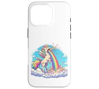 Licorne Arc-en-Ciel Famille Love is Love Animal Fabuleux Coque pour iPhone 16 Pro