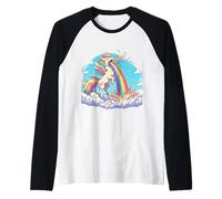 Licorne Arc-en-Ciel Famille Love is Love Animal Fabuleux Manche Raglan