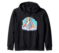 Licorne Arc-en-Ciel Famille Love is Love Animal Fabuleux Sweat à Capuche