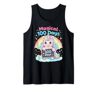 Licorne Arc-en-Ciel Magique 100 Jours d'école Débardeur