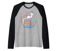 Licorne Arc en Ciel Still Working on My Landing Manche Raglan