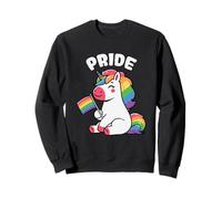 Licorne Arc-en-Ciel Tenant Un Drapeau Pride Sweatshirt