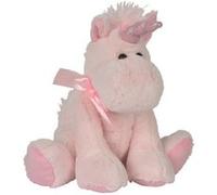 Licorne assise rose 36cm - peluche enfant multicolore G