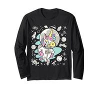 Licorne Astronaute Mignonne Galaxie Magique Cadeaux Manche Longue