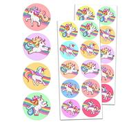 Licorne Autocollant Stickers Gommettes - 20 Feuilles, 200 Autocollants