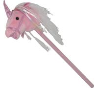 Licorne avec son bâton en plastique rose