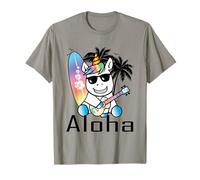 Licorne avec Ukulele - SURF - ALOHA - Palmier T-Shirt