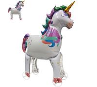 Licorne Ballon en Aluminium, Ballon Debout Licorne pour Enfants, Licorne Ballons Anniversaire Fille, Ballon Aluminium Licorne pour Mariage, Anniversaire, Décorations de Fête (C)