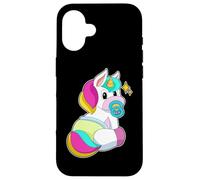 Licorne Bébé Sucette Coque pour iPhone 16
