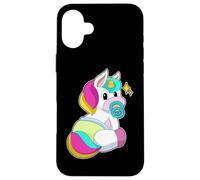 Licorne Bébé Sucette Coque pour iPhone 16 Plus