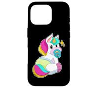 Licorne Bébé Sucette Coque pour iPhone 16 Pro