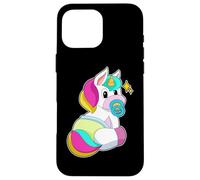 Licorne Bébé Sucette Coque pour iPhone 16 Pro Max