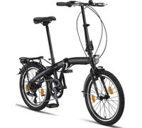 Licorne Bike Conseres Premium Falt Bike en 20 pouces - Vélo pour hommes, garçons, filles et femmes - Shimano 6 vitesses - Vélo hollandais