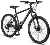 Licorne Bike Guide Premium Mountainbike Shimano,Farbe:Schwarz/Rot;Zoll:27.5