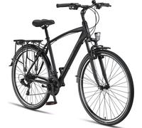 Licorne Bike Life M-V-ATB Premium Trekking Bike en 28 pouces - vélo pour hommes, garçons, femmes et hommes - dérailleur Shimano 21 vitesses - vélo de ville pour hommes - vélo pour hommes.