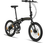 Licorne Bike Phoenix 2D Cross 20 pouces aluminium Vélo pliant Vélo à disque freinant Vélo pliant Hommes Femmes 7 vitesses dérailleur Vélo de ville pliant Cadre en aluminium