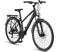 Licorne Bike Premium Touring Trekking Bike en 28 pouces - Vélo pour garçons, filles, femmes et hommes - dérailleur 21 vitesses - VTT - Crossbike