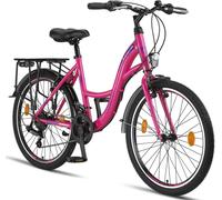 Licorne Bike Stella Premium City Bike 20,24,26 et 28 pouces Vélo pour filles hommes et femmes 21 vitesses (6 vitesses pour le 20 pouces) Holland Citybike