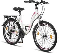 Licorne Bike Stella Premium City Bike 20,24,26 et 28 pouces Vélo pour filles hommes et femmes 21 vitesses (6 vitesses pour le 20 pouces) Holland Citybike