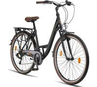 Licorne Bike Violetta Premium City Bike en 28 pouces - vélo pour filles, garçons, hommes et femmes - dérailleur Shimano 21 vitesses - vélo hollandais