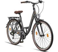 Licorne Bike Violetta Premium City Bike en 28 pouces - vélo pour filles, garçons, hommes et femmes - dérailleur Shimano 21 vitesses - vélo hollandais