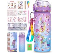 Licorne Bricolage Gourde Fille DIY - Arts et Kits Créatifs, Bouteille d'eau Enfant - Jeux et Cadeau 3-10 ans
