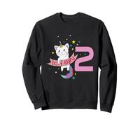 Licorne Chat 2ème Anniversaire I am 2 Years Sweatshirt