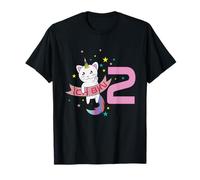 Licorne Chat 2ème Anniversaire I am 2 Years T-Shirt