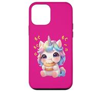 Licorne Chibi Kawaii Munching Happily Coque pour iPhone 12 Mini