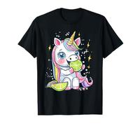 Licorne citron mignon art citron vert motif licorne amoureux T-Shirt