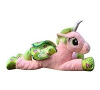Licorne Couchee Geante Rose Avec Ailes 1 Metre 10 - Peluche Enfant 110cm