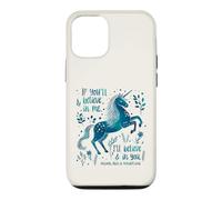 Licorne Croire Confiance Citation Amitié Coque pour iPhone 12/12 Pro