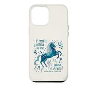 Licorne Croire Confiance Citation Amitié Coque pour iPhone 12 Pro Max