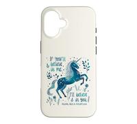 Licorne Croire Confiance Citation Amitié Coque pour iPhone 16