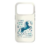 Licorne Croire Confiance Citation Amitié Coque pour iPhone 17 Pro