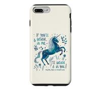 Licorne Croire Confiance Citation Amitié Coque pour iPhone 7 Plus/8 Plus
