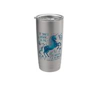 Licorne Croire Confiance Citation Amitié Gobelet isotherme en acier inoxydable double paroi