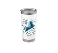 Licorne Croire Confiance Citation Amitié Gobelet isotherme en acier inoxydable double paroi