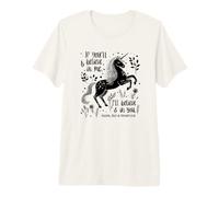 Licorne Croire Confiance Citation Amitié T-Shirt Haut de Gamme