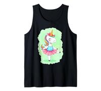 Licorne dansant comme une ballerine - aquarelle style 1 Débardeur