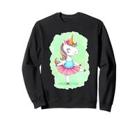 Licorne dansant comme une ballerine - aquarelle style 1 Sweatshirt