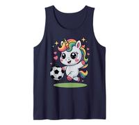Licorne de Football Amusante Just Girl Who Loves Play Mom Coach Kids Débardeur