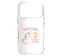 Licorne Deux Anniversaire Magic Art Coque pour iPhone 17 Pro