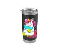 Licorne Dormir Coussin Gobelet isotherme en acier inoxydable double paroi