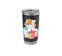 Licorne Dormir Coussin Gobelet isotherme en acier inoxydable double paroi